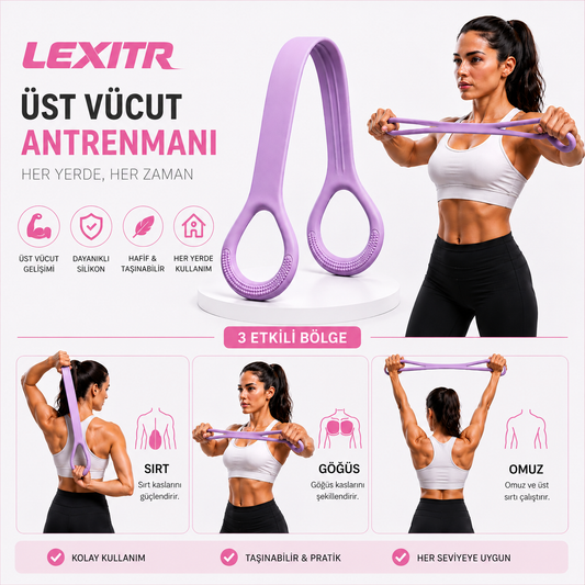 LEXİTR™ Üst Vücut Geliştirme Direnç Lastiği